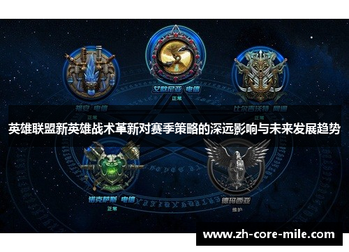 英雄联盟新英雄战术革新对赛季策略的深远影响与未来发展趋势