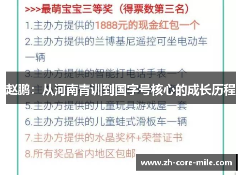 赵鹏：从河南青训到国字号核心的成长历程