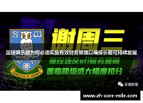 足球俱乐部为何必须实施有效财务管理以确保长期可持续发展